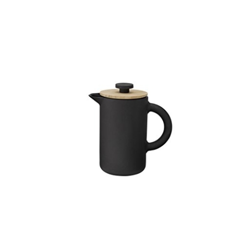 Stelton x-636 - Kaffeebereiter, Pressfilterkanne - Theo - 0,8 Liter - Keramik - schwarz