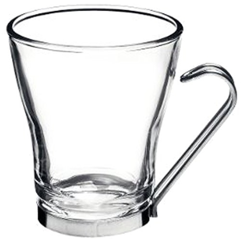 Bormioli Rocco Cappuccinotassen aus Glas, 220 ml, 3 Stück