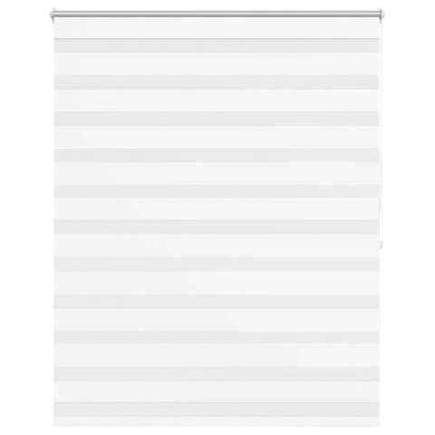 vidaXL Doppelrollo 140x175cm Weiß Klemmfix Zebrarollo Seitenzugrollo Duorollo