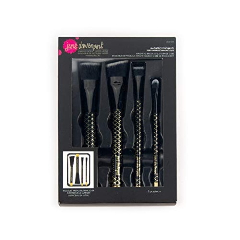 Spellbinders JDM-039 Magnetic Personality Pinsel-Set, Schwarz