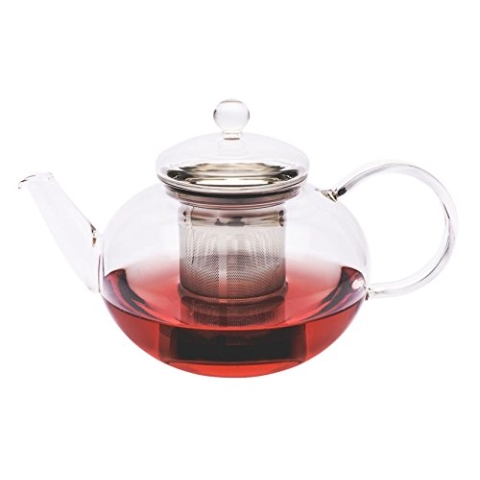 Trendglas Jena Teekanne MIKO im klassischen Design inklusive Edelstahlsieb, 1.2 L