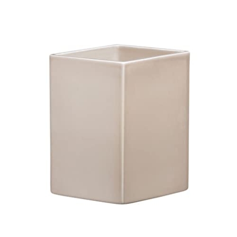 Iittala 1051702 Ruutu Vase, Keramik, beige