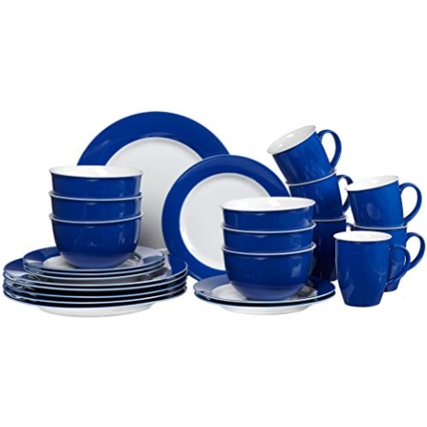 Ritzenhoff & Breker Kombiset Doppio, 24-teilig, Indigo Blau
