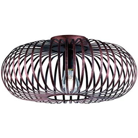 Trio Leuchten Deckenleuchte Johann 606900162, Metall kupferfarbig antik, exkl. 1x E27