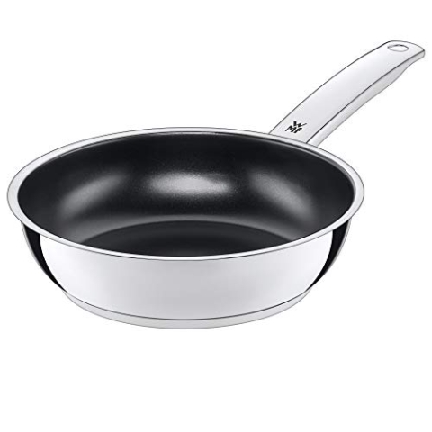 WMF Durado Bratpfanne 20 cm Induktion, Cromargan Edelstahl beschichtet, Keramikbeschichtung, backofenfest