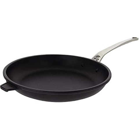 De Buyer - Runde antihaftbeschichtete Pfanne CHOC EXTREME - 32 cm - 8300.32, Schwarz