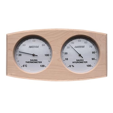 HARVIA Gekrümmten Box Typ Thermo-Hygrometer, Large