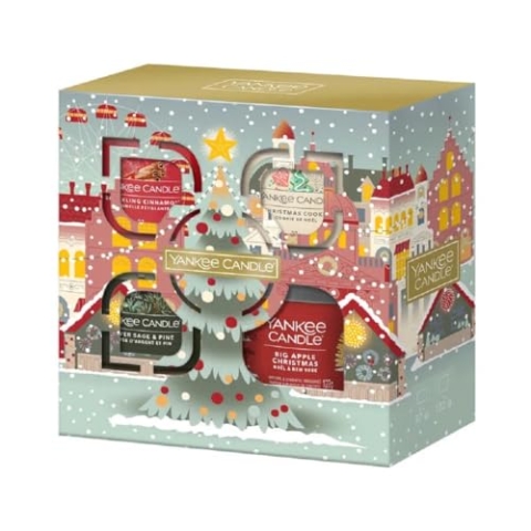 Yankee Candle Geschenkset | 3 duftende gefüllte Signature Votivkerzen + 1 Tumbler small