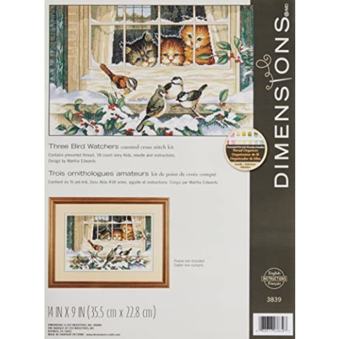 Dimensions Zählmusterpackung mit Zählmuster, Baumwolle, elfenbeinfarben, 14'' W x 9'' H