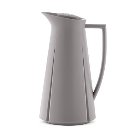 Rosendahl Isolierkanne 1,0 l Grand Cru klassisch Tastenfunktion, grau matt