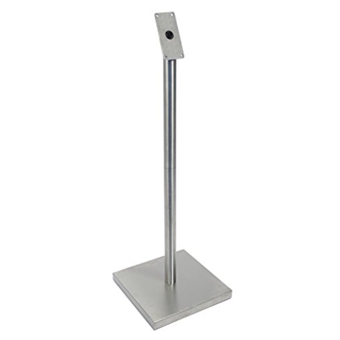 Securit Standfuá fr Schaukasten LED Classic, Edelstahl, 127 cm