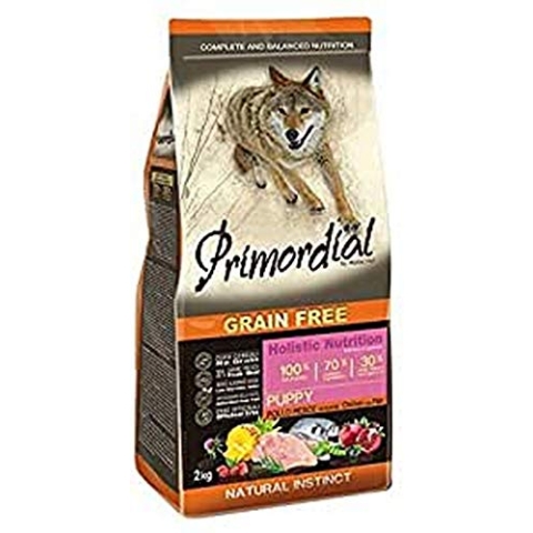 PRIMORDIAL Band Hund Puppy Fisch und Huhn 12 kg