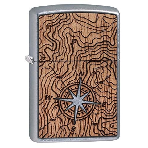 ZIPPO – Woodchuck - Compass – Sturmfeuerzeug, nachfüllbar, in hochwertiger Geschenkbox