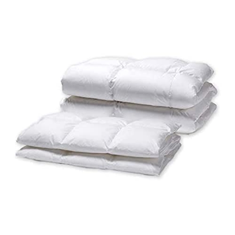 White Cloudz Aspen Daunendecke 200x200cm 4-Jahreszeiten Kombination – Bettdecke für Jede Jahreszeit 100% Gänsedaunen – 270g+545g, Bezug aus Mako Baumwolle, weich & flauschig