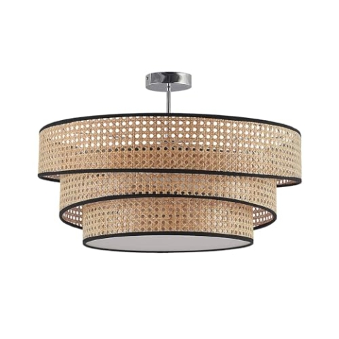 Lucande Deckenlampe Elowen (Modern) (3 flammig, E27) - Deckenleuchte Lampe Wohnzimmerleuchte