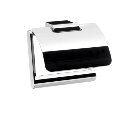 Emco 350000106 Papierhalter System 2 mit Deckel, verchromt, Sonstige