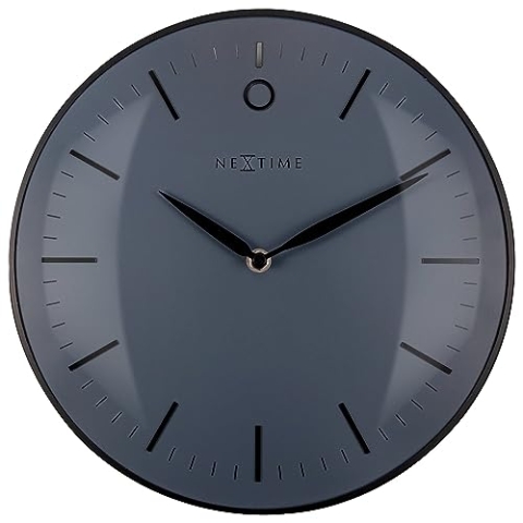 NeXtime 2790 Retro Uhr Aluminium grau