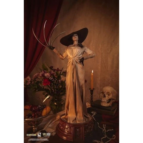 Pure Arts Limited – Resident Evil 8 Dorf Lady Dimitrescu Statue im Maßstab 1/4 (Netz)