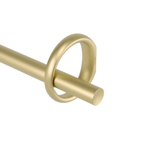 Umbra Ringlet ausziehbare Gardinenstange mit 2,5 cm Durchmesser, 107-305 cm, Gold