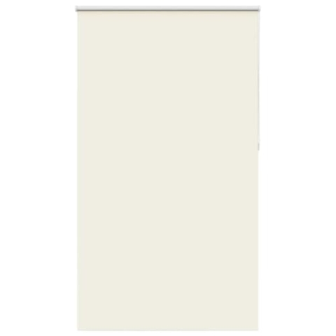 vidaXL Verdunkelungsrollo Cremeweiß 130x210cm Stoffbreite 126,6cm, Rollo, Klemmfix, Thermorollo, Verdunklungsrollo, Klemmrollo, Fensterrollo