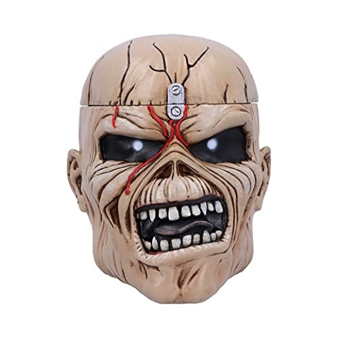 Nemesis Now Trinket Box Iron Maiden Eddie The Trooper Head Schmuckkästchen, Polyresin, Beige, One Size, Einheitsgröße, B5108R0