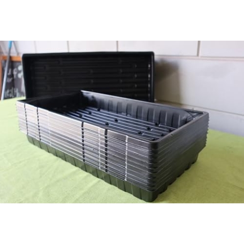 1020 Deep Microgreen Tray - Keine Löcher - 10 PK