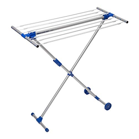 STEWI Wäscheständer Combi Mini Silber/Blau