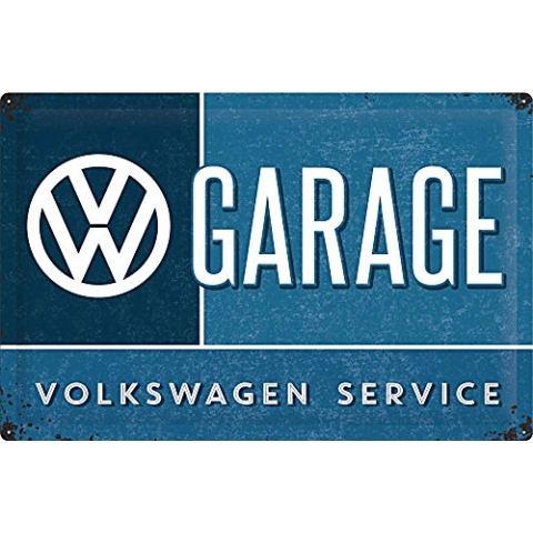Nostalgic-Art 24008, Volkswagen VW Garage, Blechschild 40x60 cm, Metall, bunt, 40 x 60 x 0,2 cm