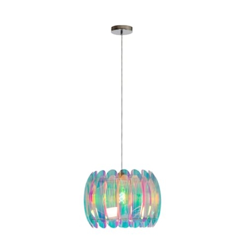 LUCIDE GLINSTAR - Pendelleuchten - Ø 40 cm - 1xE27 - Multifarben