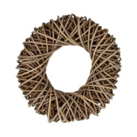 DBT Kranz Ländliches Holz-Naturmaterialien Natur D 80 cm