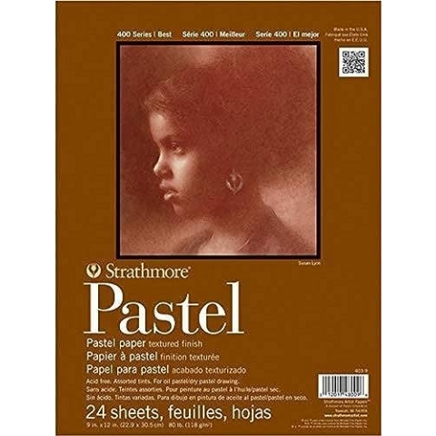 Strathmore Wandbild Papier sortiert Farbe Pastel Paper Pad, 18 x 24, 24 Blatt