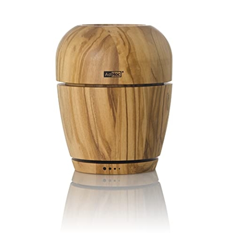 AdHoc MP602 Pfeffer- oder Salzmühle WISH, Keramik Mahlwerk CeraCut®, Olivenholz/Glas