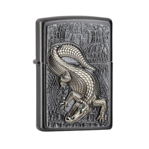 Zippo Feuerzeug, Schwarz, Normal