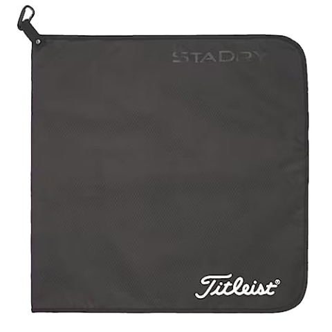 Titleist StaDry Performance Handtuch, Schwarz