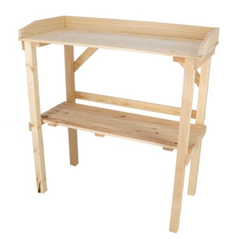 Esschert Design Dutchlander Töpfertisch aus unbehandeltem Holz
