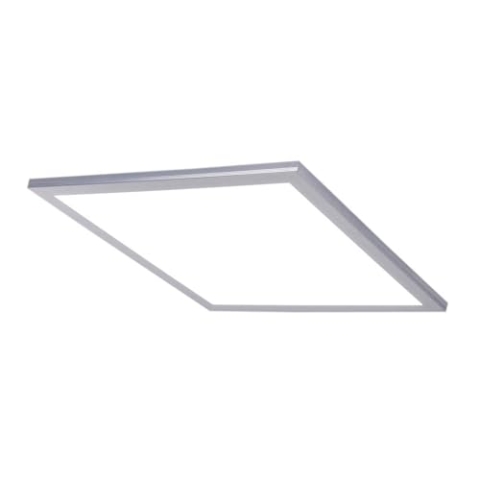 Lindby LED Deckenleuchte (LED Panel) Livel dimmbar mit Leselampe (Modern) in Alu (1 flammig,) - Lampe Deckenlampe Küchenleuchte