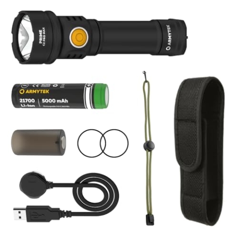 Armytek EDC Taschenlampe Prime C2 Pro Max Warmweiss 3720 lumens