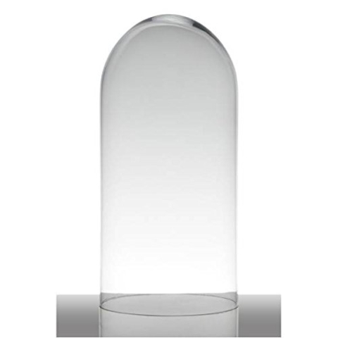 Hakbijl Glashaube, Abdeckung Cover Hugo H. 40cm D. 19cm transparent