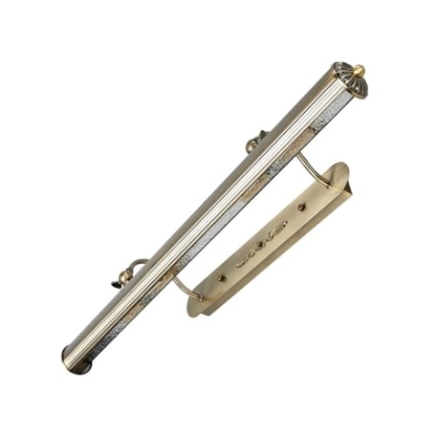 Lindby Wandlampe Bilderleuchte antik Metall Altmessing, Wandleuchte 4x E14 max. 40W Bilderlampe klassisch nostalgisch Flurbeleuchtung
