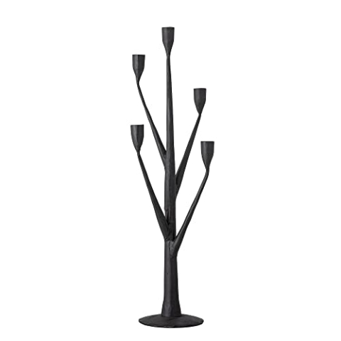 BLOOMINGVILLE - Abri Candle Holder, Black, Iron (82059646)