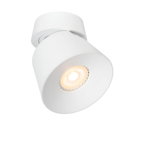 LUCIDE TRIGONO - Deckenstrahler - Ø 10,5 cm - 1xGU10 - Weiß