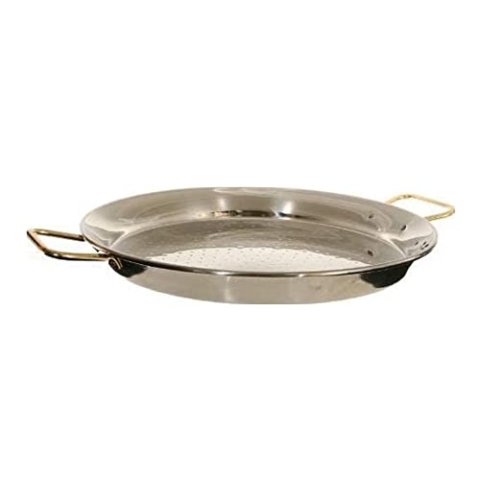 Garcima Paella-Pfanne, Edelstahl, 60 cm, Silber, 60cm