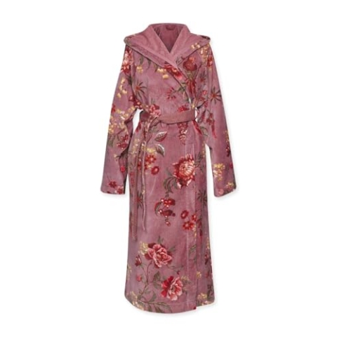 Pip Studio Bademantel Secret Garden Mauve XS