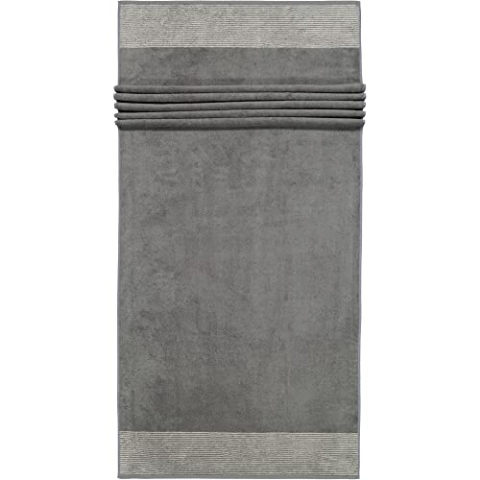 Cawö Home Handtücher Luxury Home Two-Tone 590 Schiefer - 77 Saunatuch 80x200 cm
