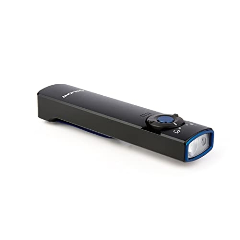 OLIGHT Arkfeld duale Lichtquelle Wiederaufladbare EDC Taschenlampe，Kombination aus grünem Strahl und weißer LED，IPX7 und 1m Falltest，geeignet für Outdoor, Arbeit und Notfall(Schwarz Kalt Weiß)