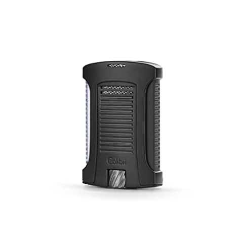 Colibri Daytona Jet Feuerzeug | Zigarren- und Zigarettenanzünder | Windbeständig | Funktioniert mit Butan (Nicht im Lieferumfang enthalten) | Schöne Elegante Geschenkbox | Zwei Jahre Garantie