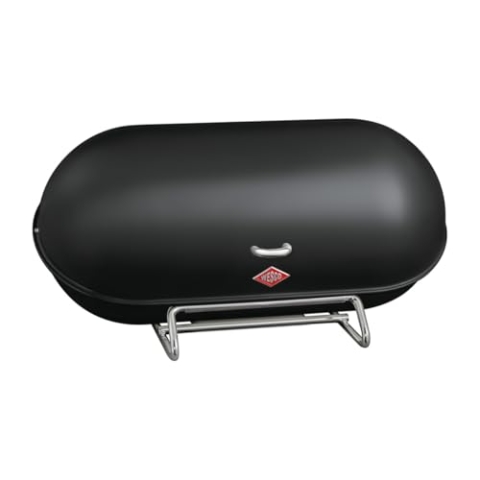 Wesco 222201-73 Breadboy Brotkasten, Stahlblech, Mattschwarz