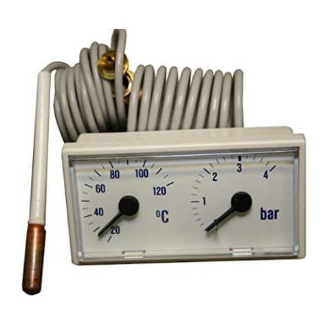 Buderus Thermomanometer GB122, Herst-Nr. 7099105