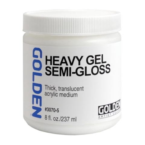 GOLDEN Acrylic Medium 237 Ml Heavy Gel Semi Gloss