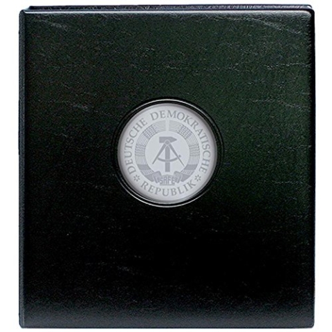 SAFE 7411 Premium Sammelalbum 10 Mark DDR + 4 Münzhüllen 7292 + 4 Vordruckblätter - Münzsammelalbum für Ihre Coin Collection